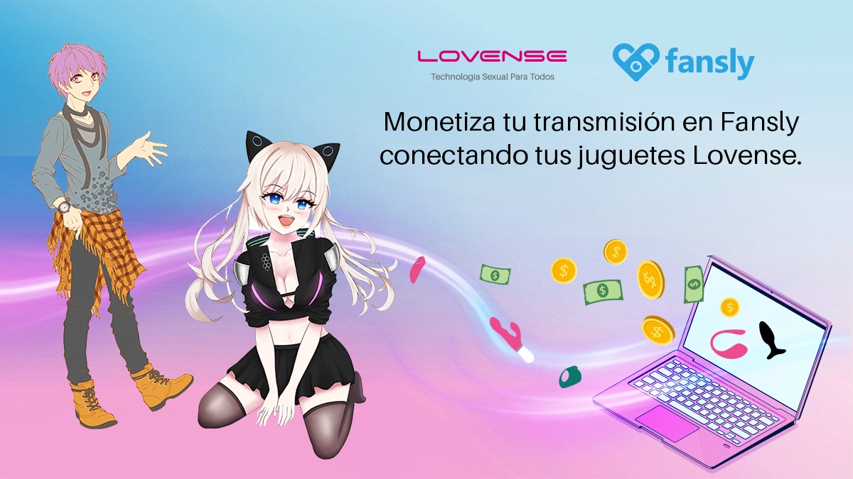 Monetiza tu transmisión en Fansly conectando tus juguetes Lovense. | Cam101